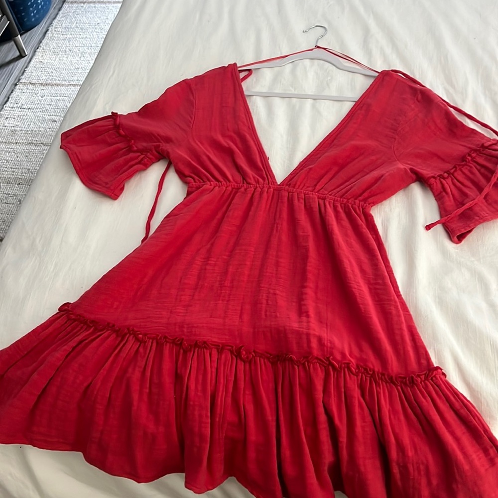 Billabong red mini dress